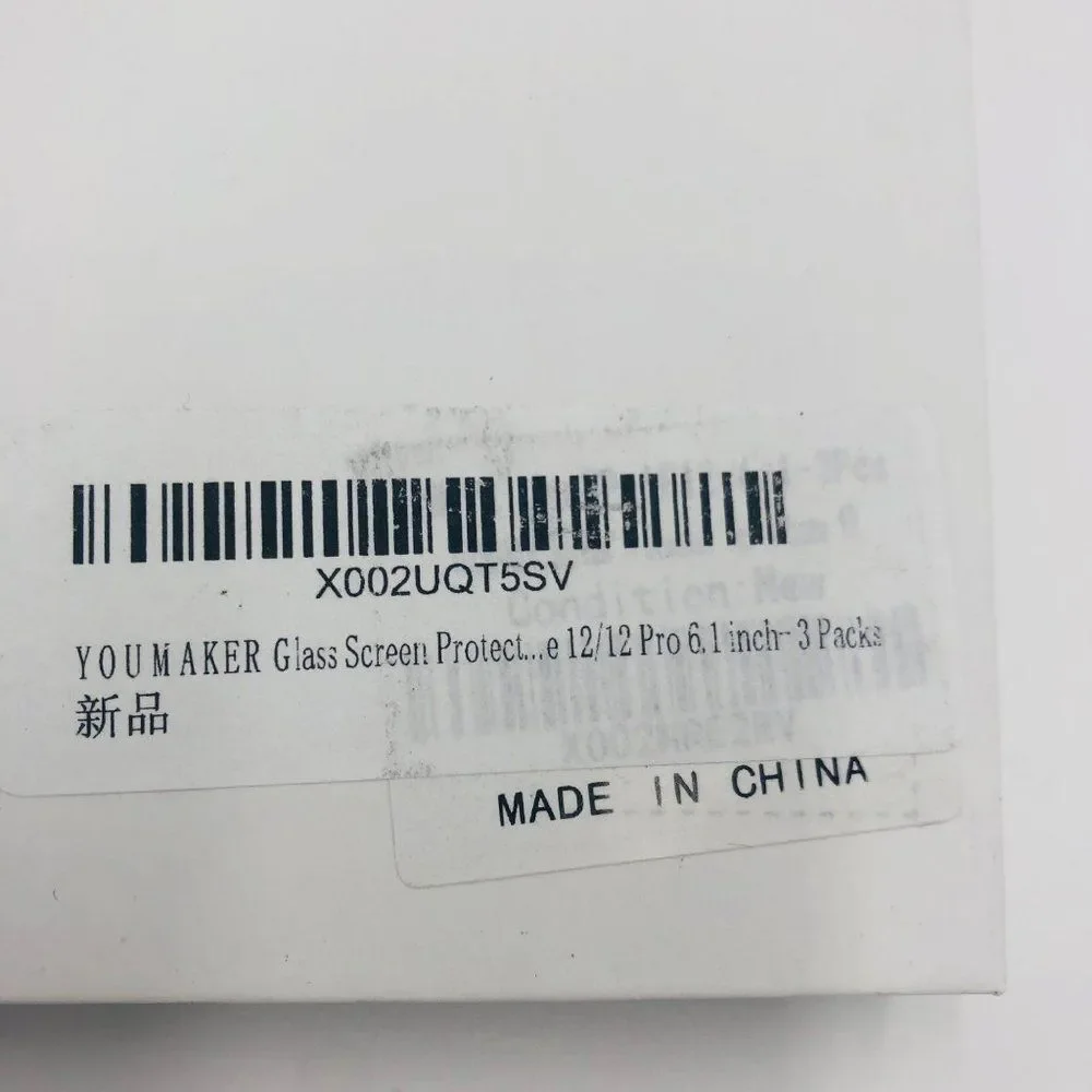 Brand New Youmaker iPhone 12 Pro Max‎ Tempered Glass Screen Protector